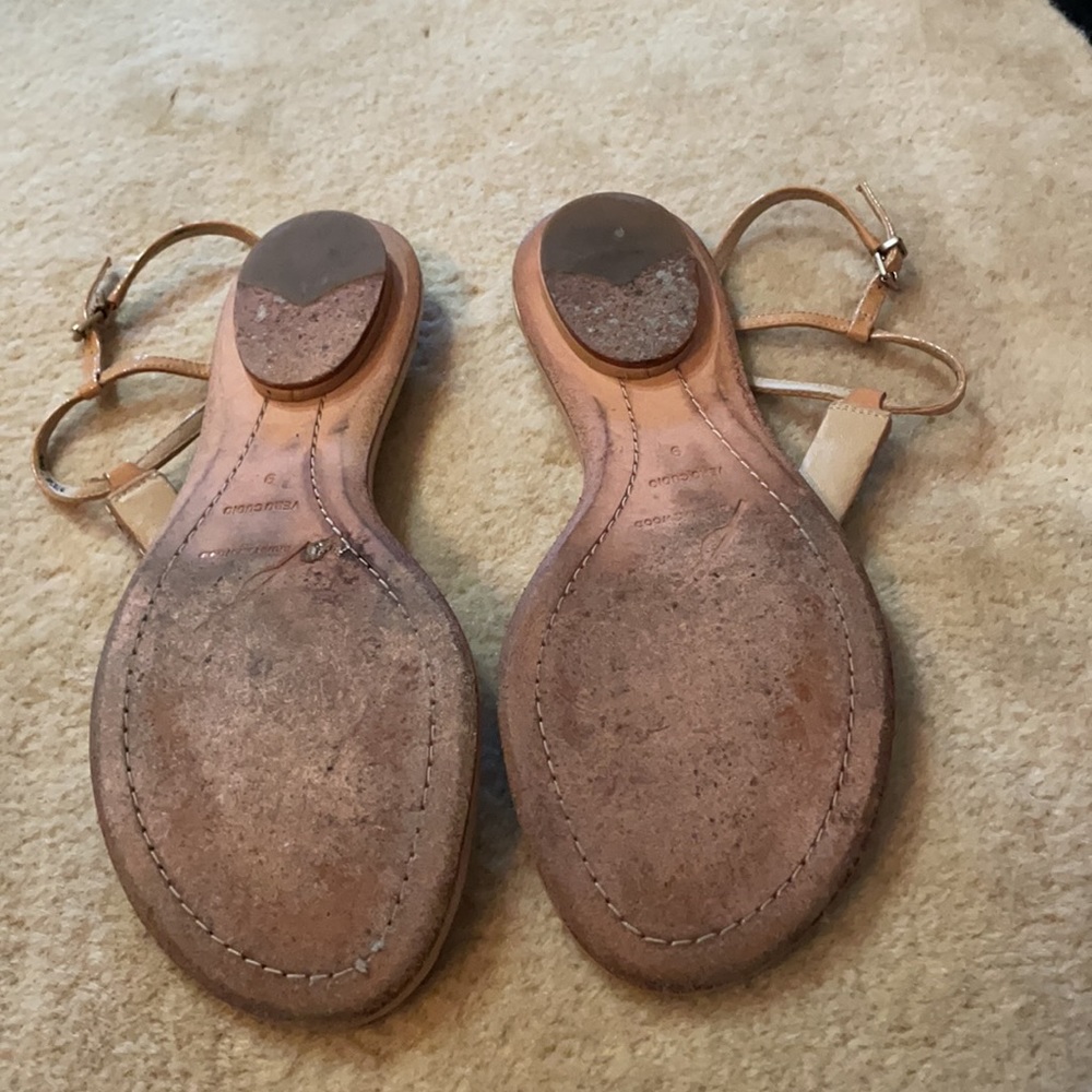Brian Atwood Crystal T strap sandals size 9 - Picture 6 of 8